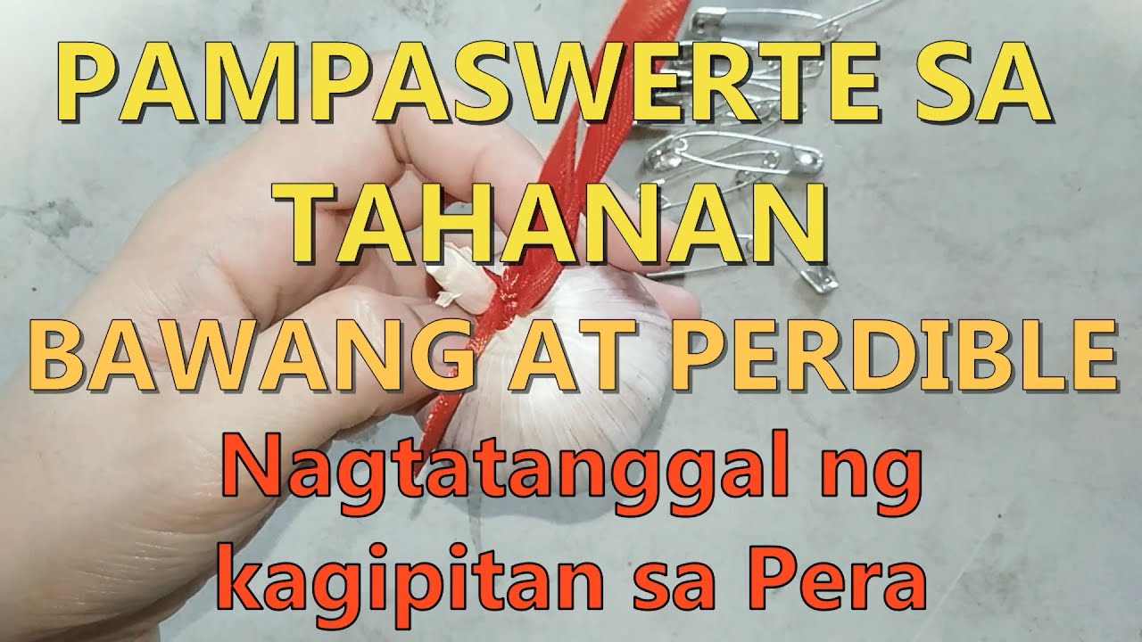 NAGTATANGGAL NG KAGIPITAN SA PERA, GAMITIN ANG BAWANG AT PERDIBLE #pampaswerte #bawang #perdible
