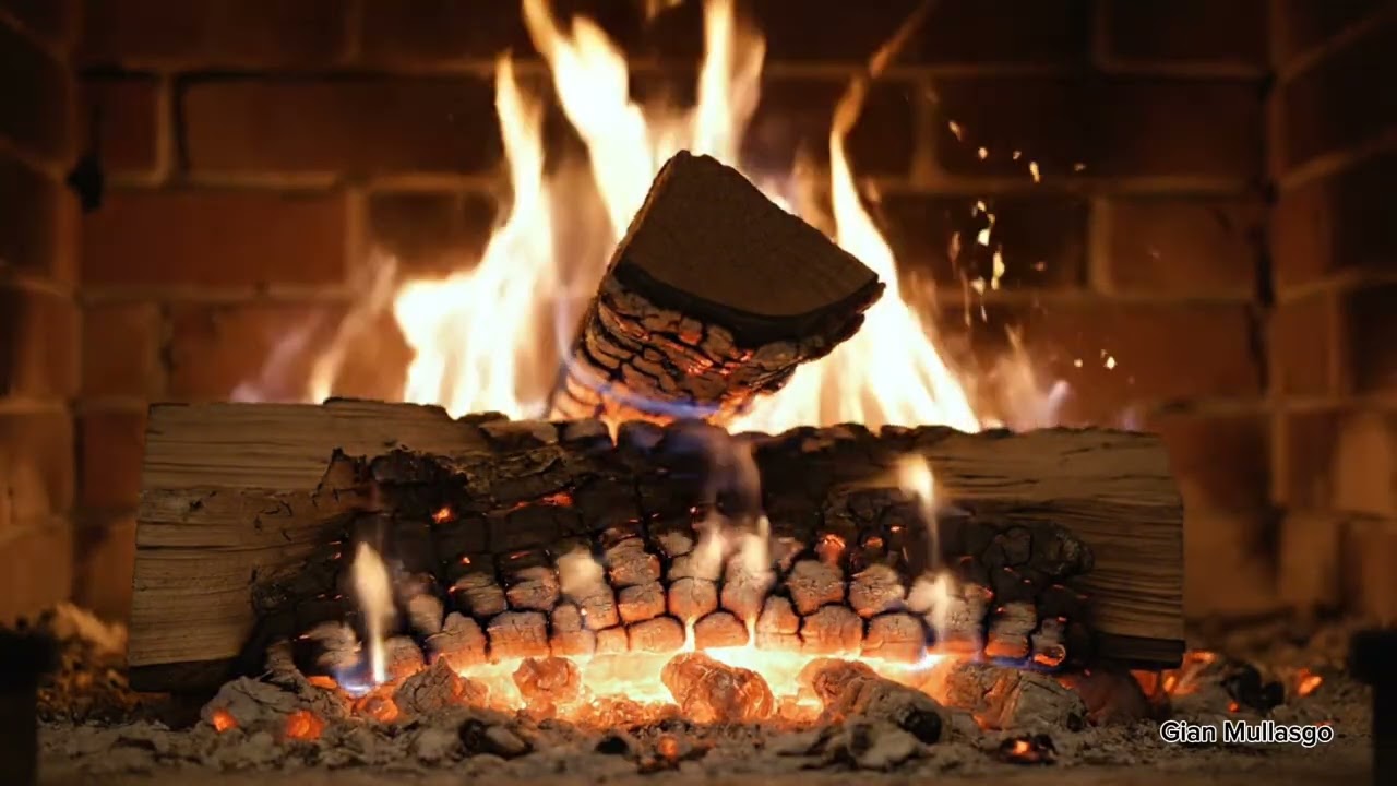 Cozy Fireplace for Relaxation | Crackling Fire Sounds for Sleep, Study & Meditation
