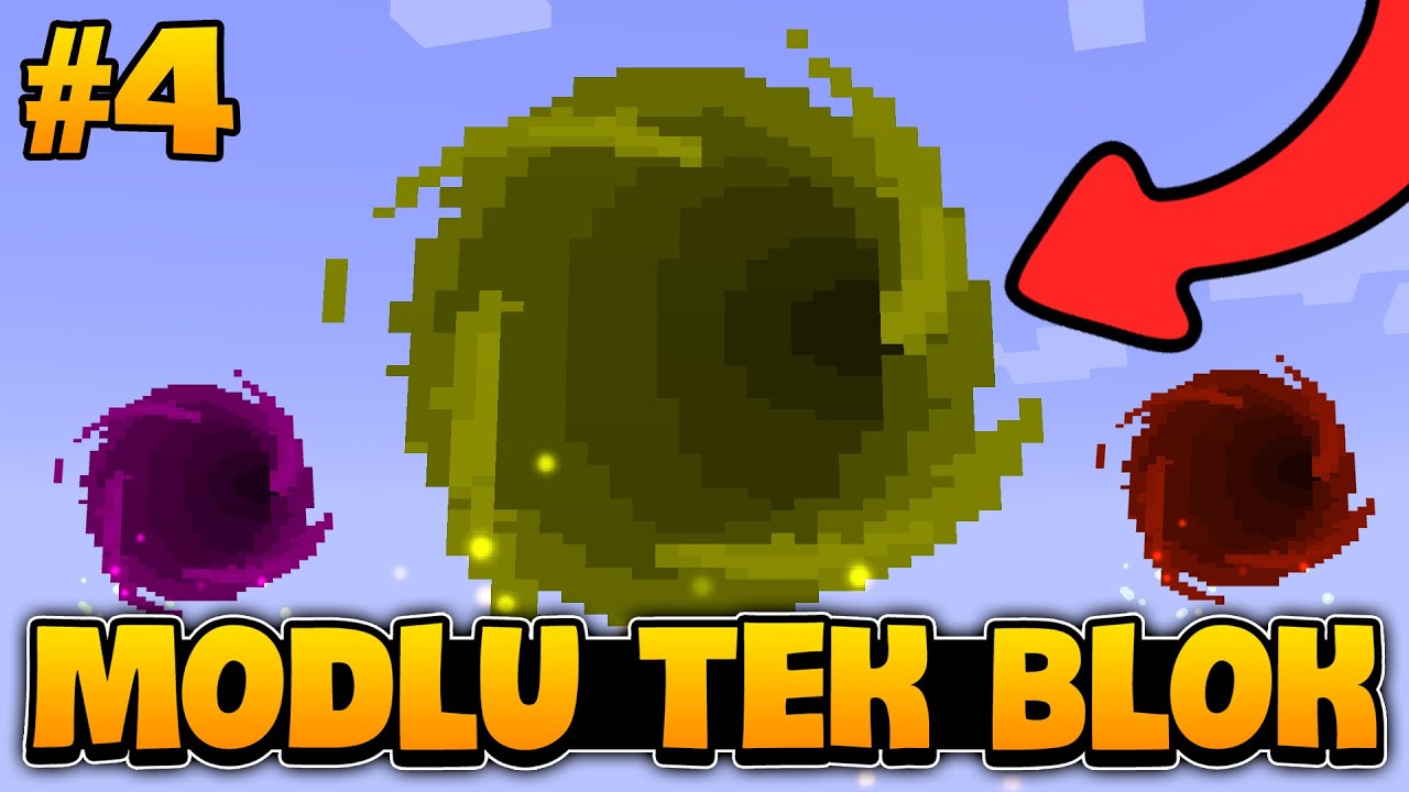 BÜYÜK SALDIRI VAR!!! | Minecraft Modlu Tek Blok | #4