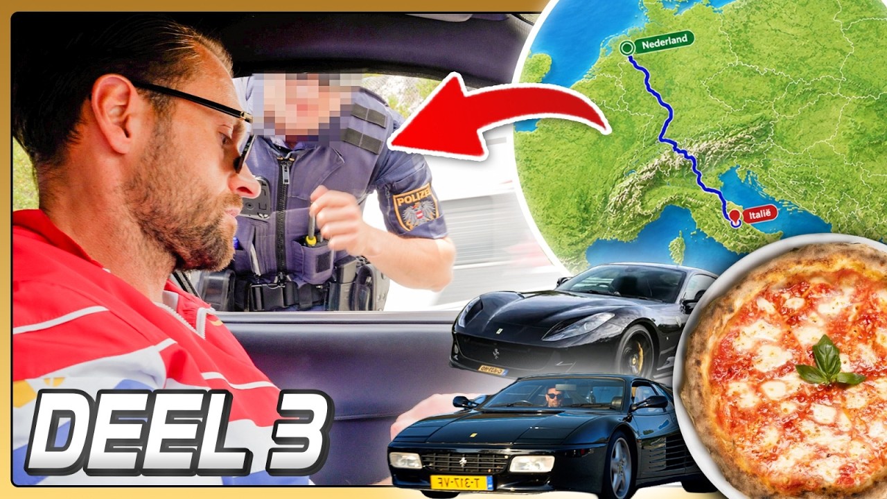 Pizza Halen In Itali&euml; met mijn Ferrari 512TR | Sirmione
