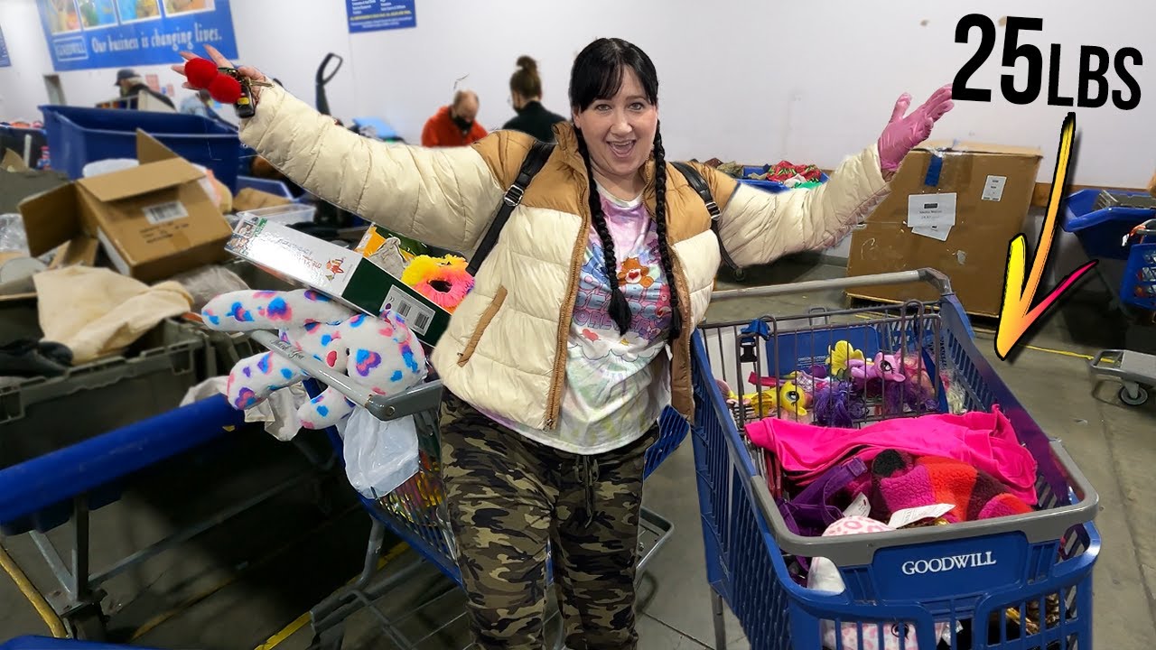 Я не мог поверить, что они мне всё это подарили! Спасибо! (Goodwill Outlet Thrifting)
