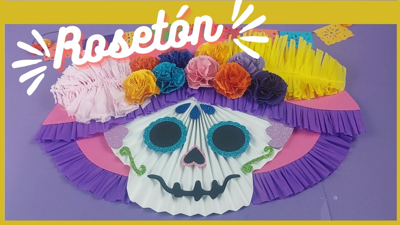 Rosetón de Catrina #díademuertos