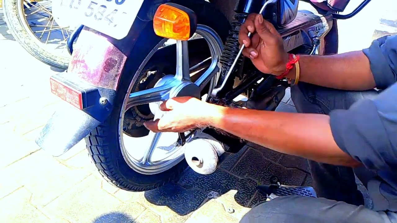 TVS XL 100 - ALLOY WHEEL UPGRADE - HEAVY DUTY / XL SUPER - VERY USEFUL