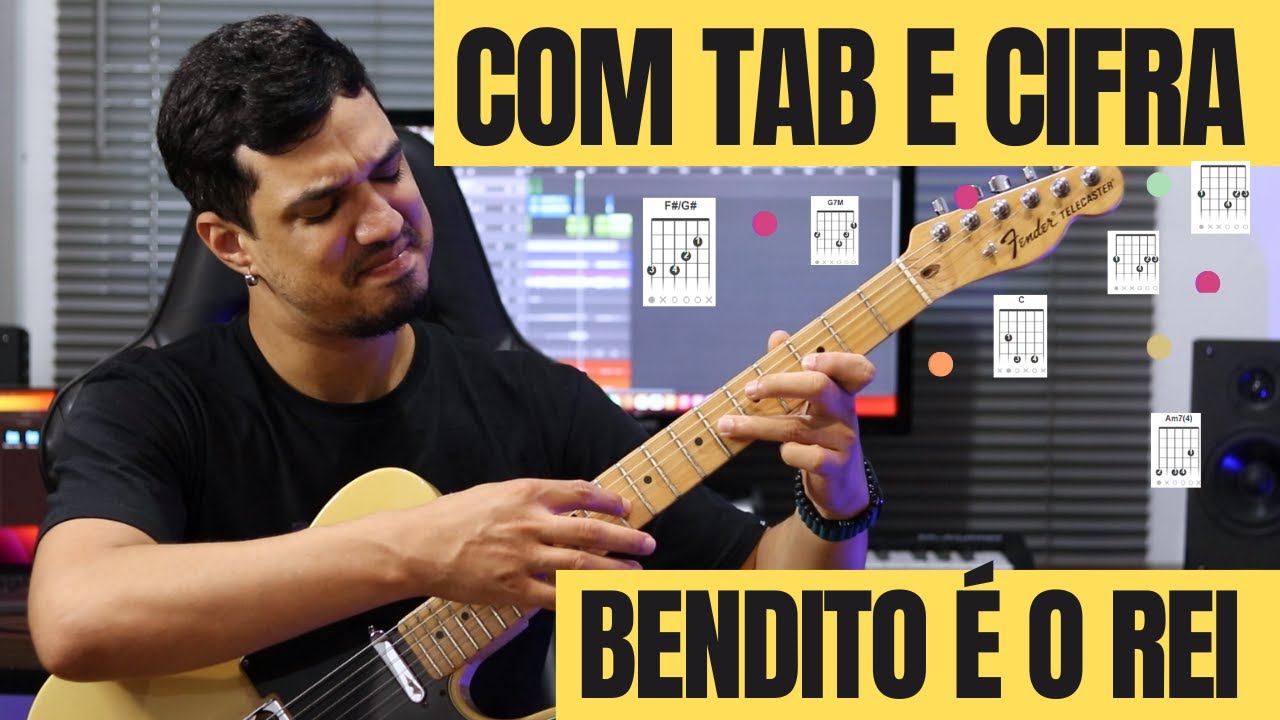 BENDITO É O REI - FHOP | GUITARRA COM CIFRA E TABLATURA