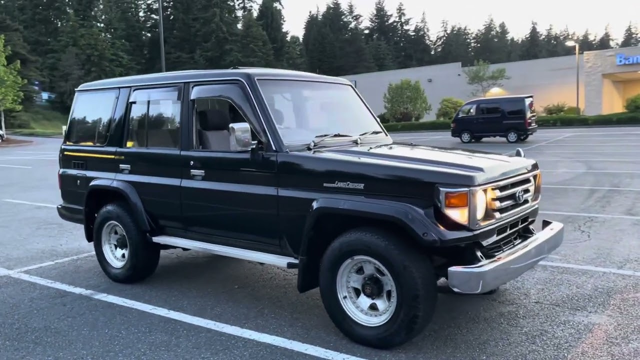 1997 Toyota Land Cruiser 77 1HZ-turbo diesel 4.2L 4WD jdm rhd SOLD