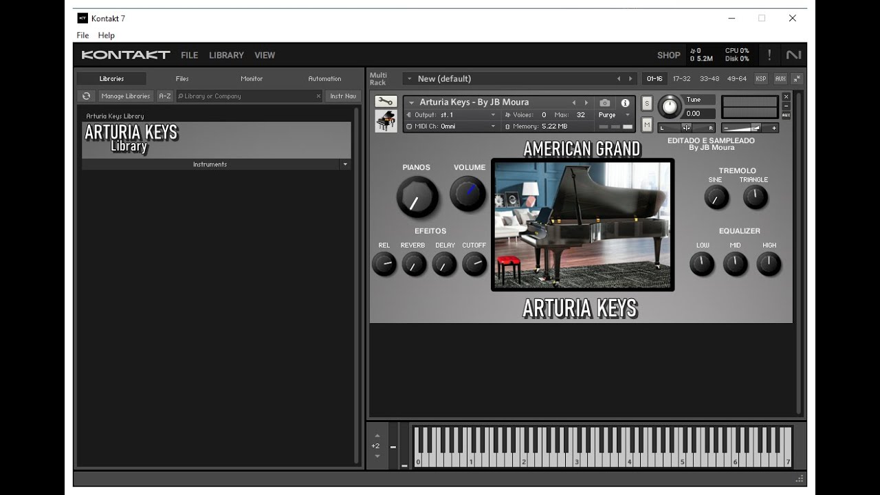 Arturia Keys Library Kontakt (V.7.10) - By JB Moura