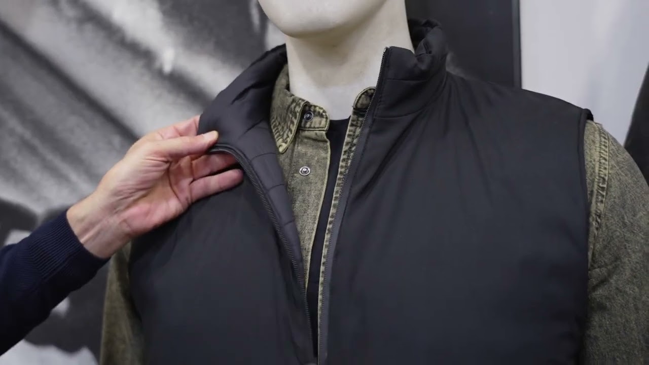 Maxfort Easy gilet smanicato imbottito reversibile uomo taglie forti 2551