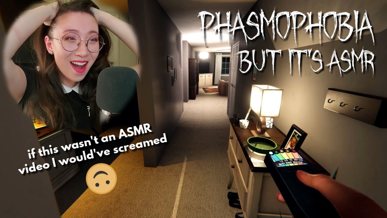 ASMR | Can I make Phasmophobia relaxing? 👻 You may be surprised 😱 Soft spoken spookiness