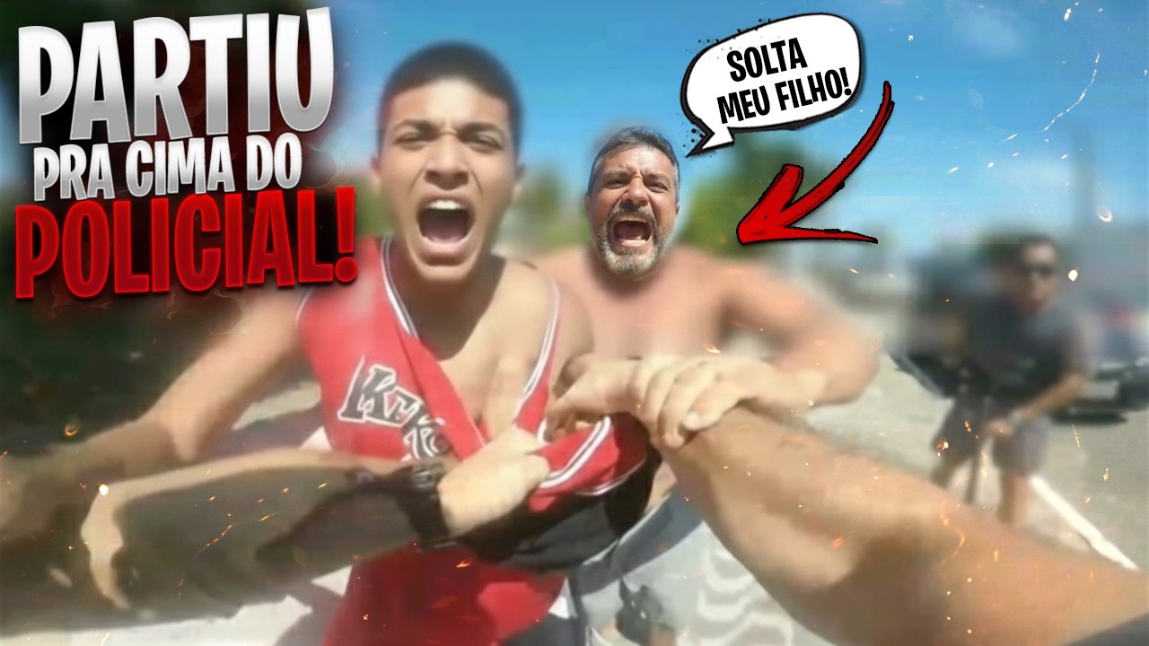 Os Melhores Enquadros 35 - FAM&Iacute;LIA MALUCA SAI NA M&Atilde;O COM POLICIAIS!