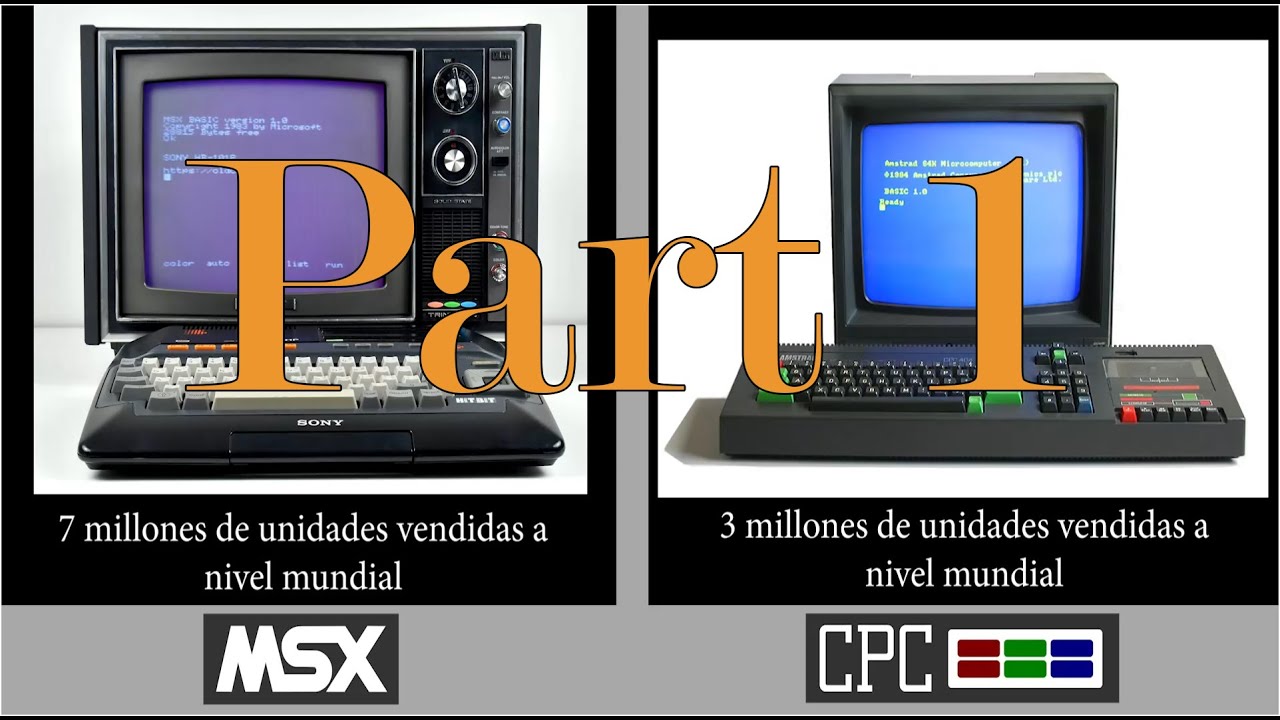 Comparativa MSX vs  Amstrad CPC (Part 1)¡Comentada!