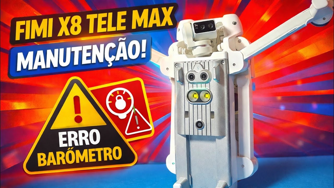 Fimi x8 Tele Max erro de barômetro ( manutenção caseira ) 🫣😱#drone#dronefimitelemax