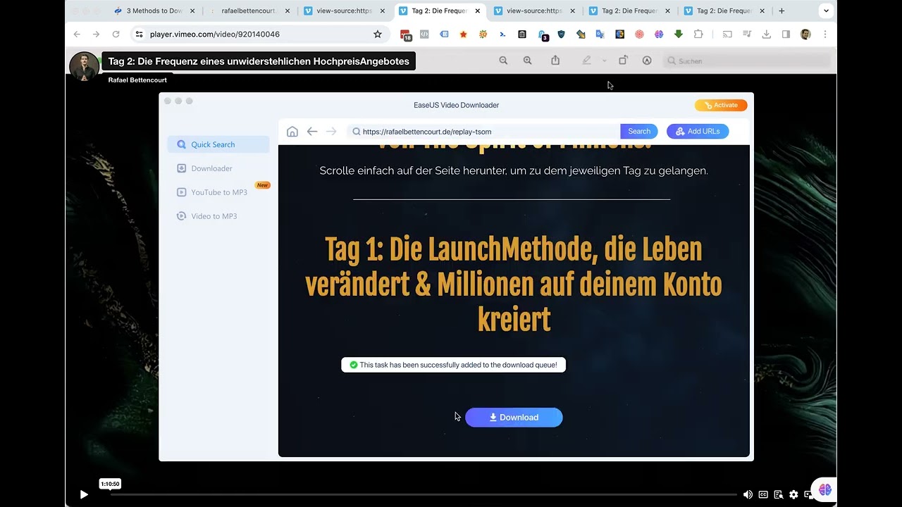 VIDEO DOWNLOAD - so gehts mit Vimeo Videos