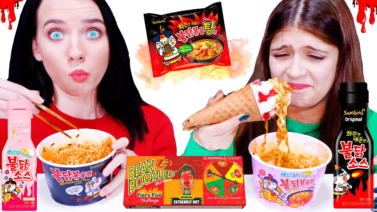 Mukbang Fire Spicy TTeokbokki Noddle Challenge by LiLiBu