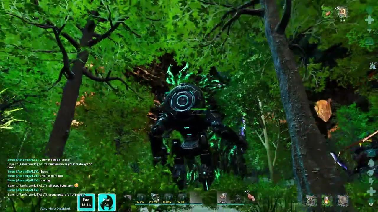 Ark ASA - Forest Titan Tame - Terrible Arena Jeeeeeee