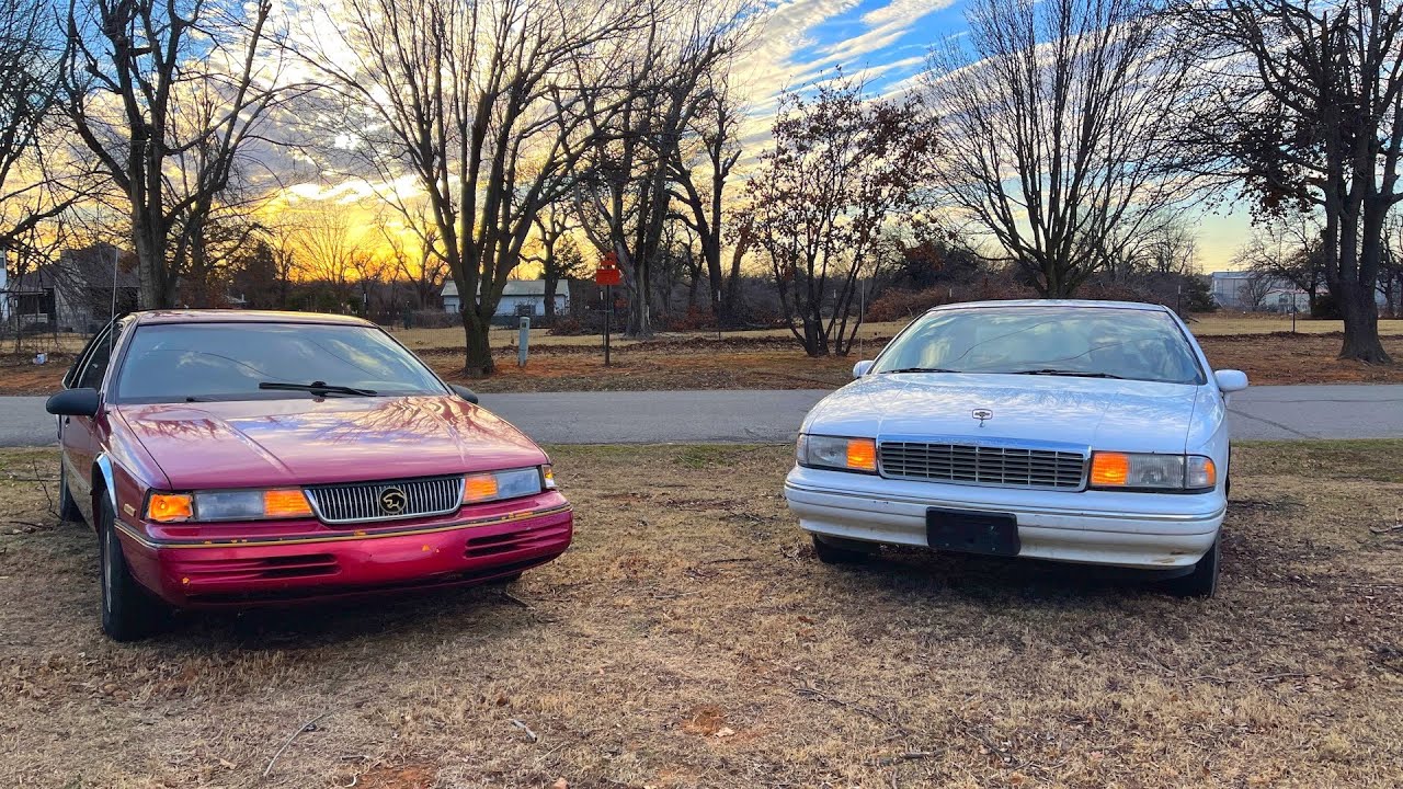 94 Caprice + 1991 Mercury Cougar 70 Mile Drive - Bad Tires + Blown Head Gasket!