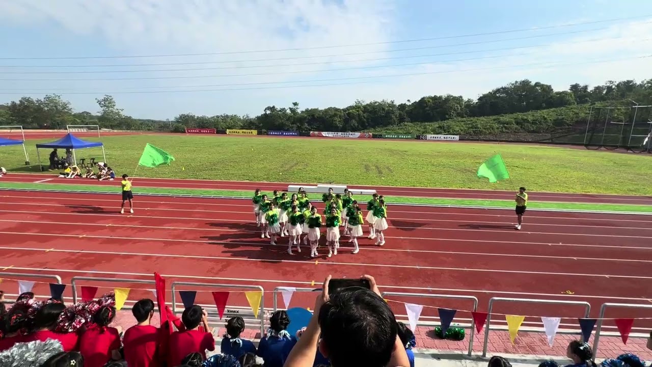2025年宽中至达城分校运动会啦啦队表演—绿队