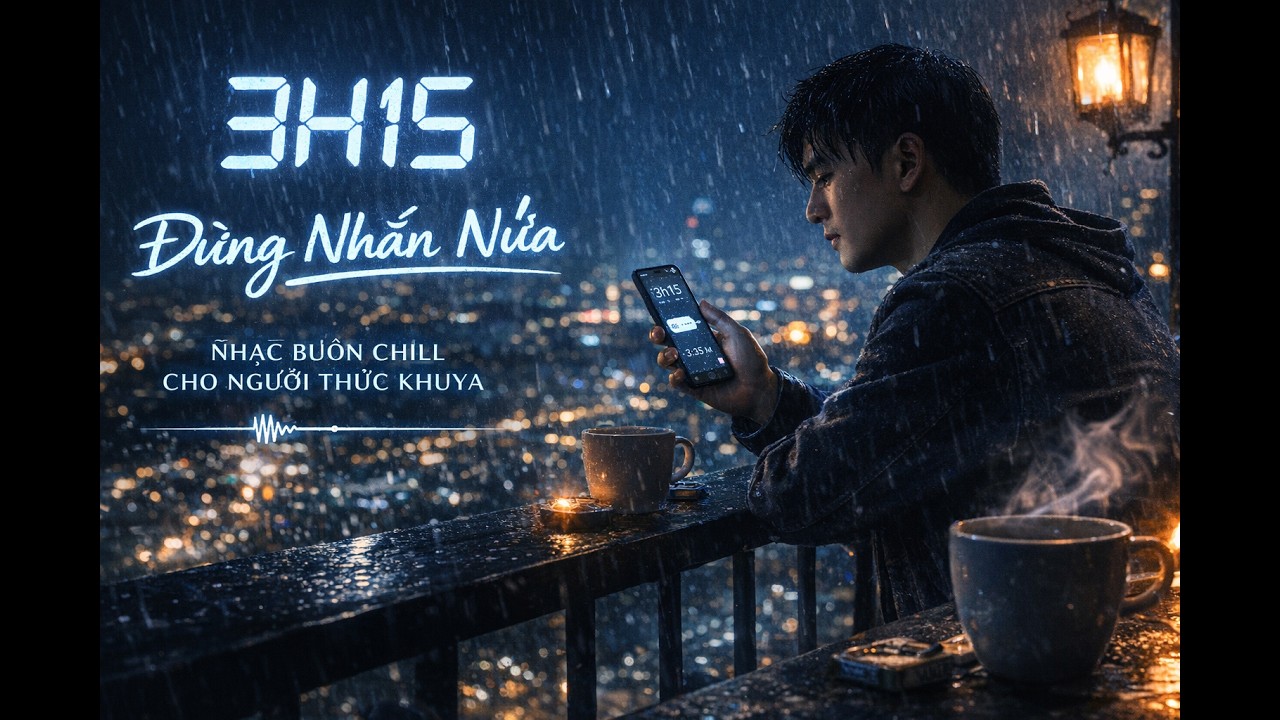 3H15 – Đừng Nhắn Nữa | Nhạc Buồn Chill Cho Người Thức Khuya (Nghe Lúc 3 Giờ Sáng Rất Thấm)