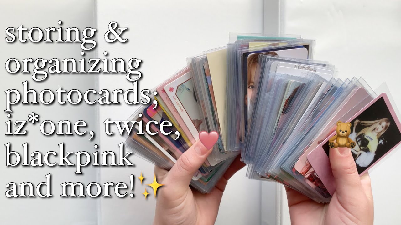 storing and organizing my photocards