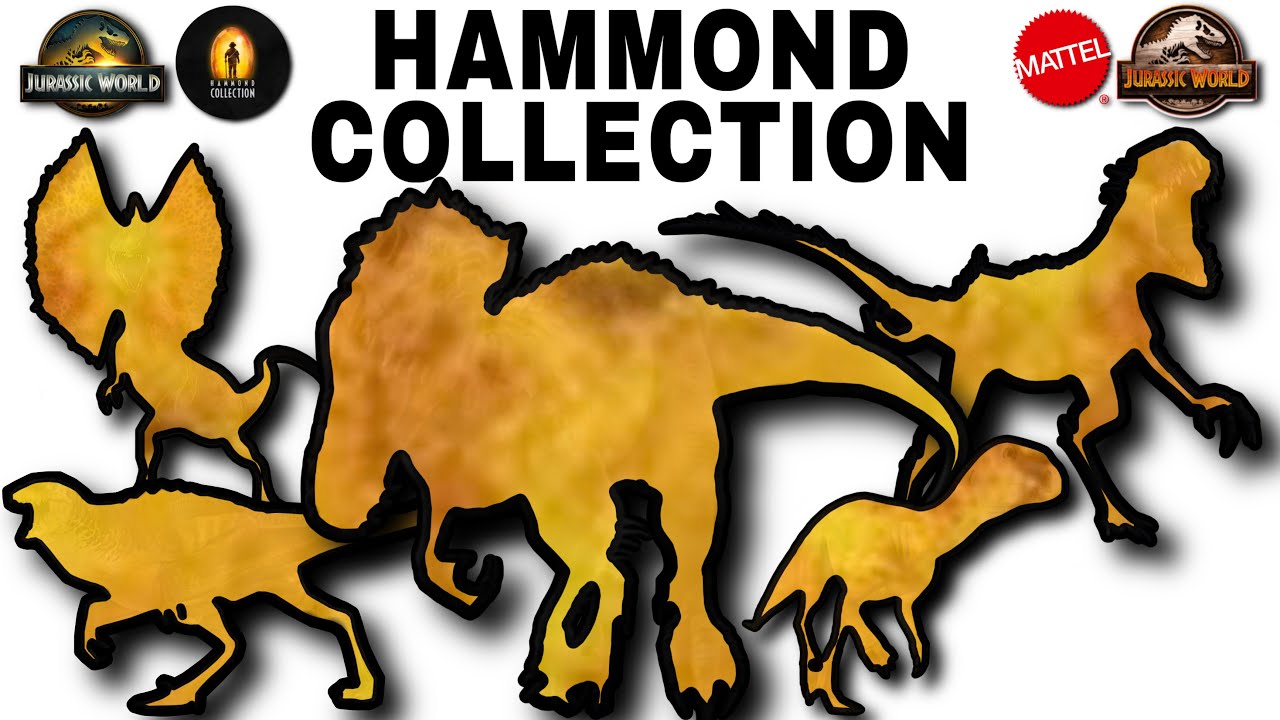 OFFICIAL JURASSIC WORLD HAMMOND COLLECTION HYBRIDS!!