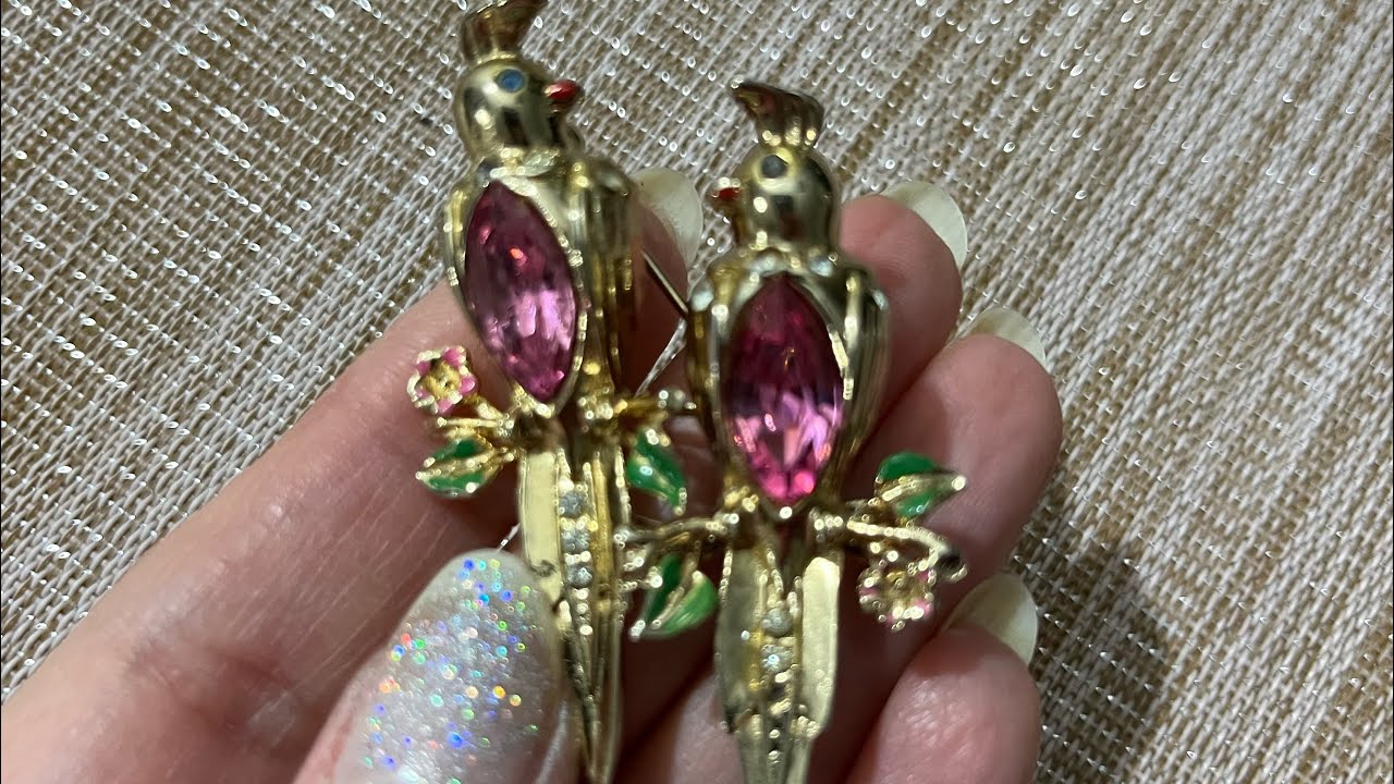 # 377 Удача! Нашла сокровища в куче мусора! Coro Duette 1930’s! Vintage jewelry! 