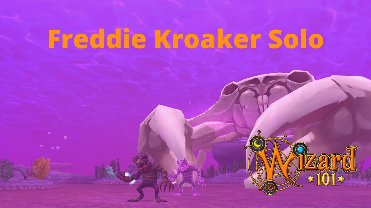 Defeating Freddie Kroaker (Standard) Solo | Wizard101