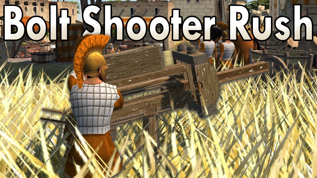 0AD 1v1 | Fast Bolt Shooter Rush Strategy | vs Chrstgtr