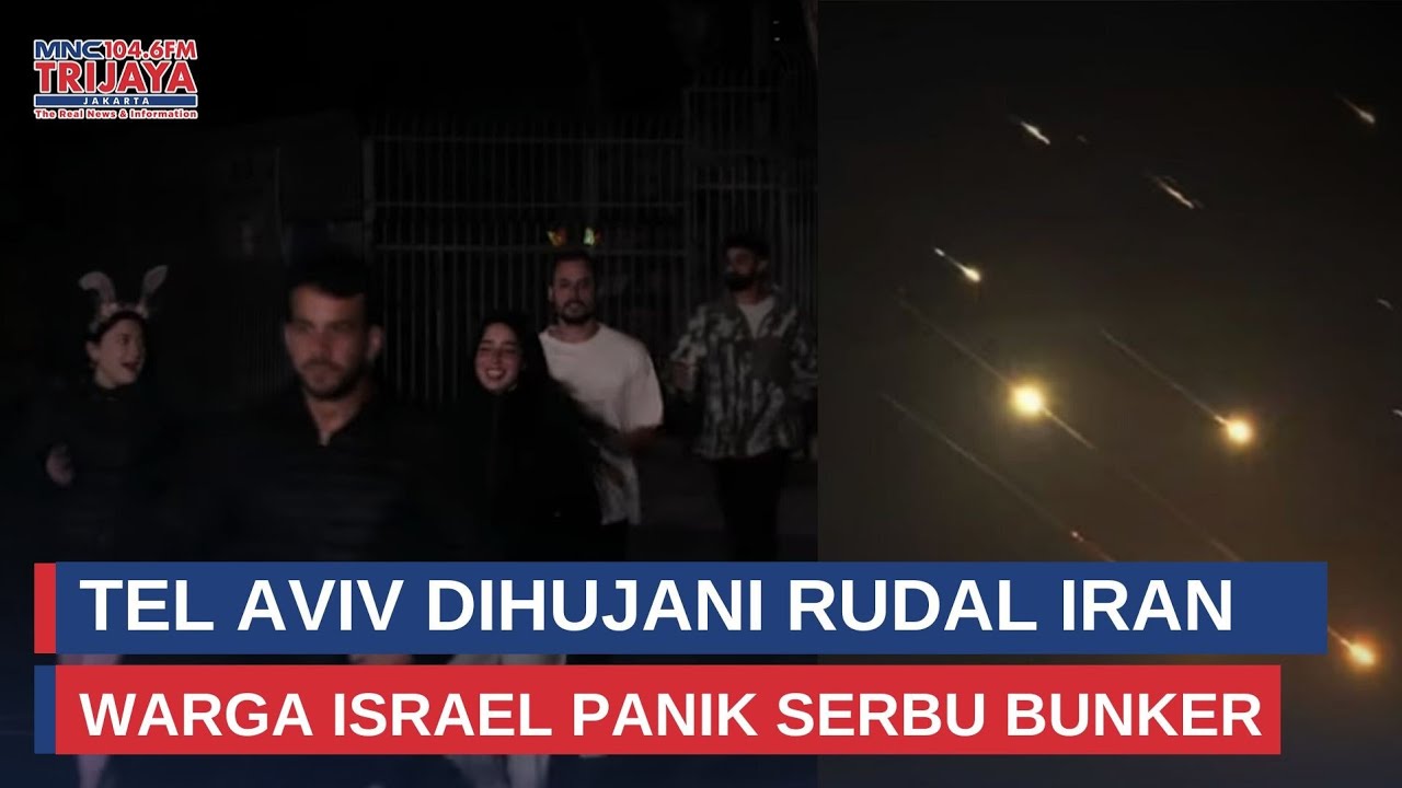 Mencekam! Rudal Iran Tembus Pertahanan, Tel Aviv Jadi Sasaran Serangan | Trijaya Update