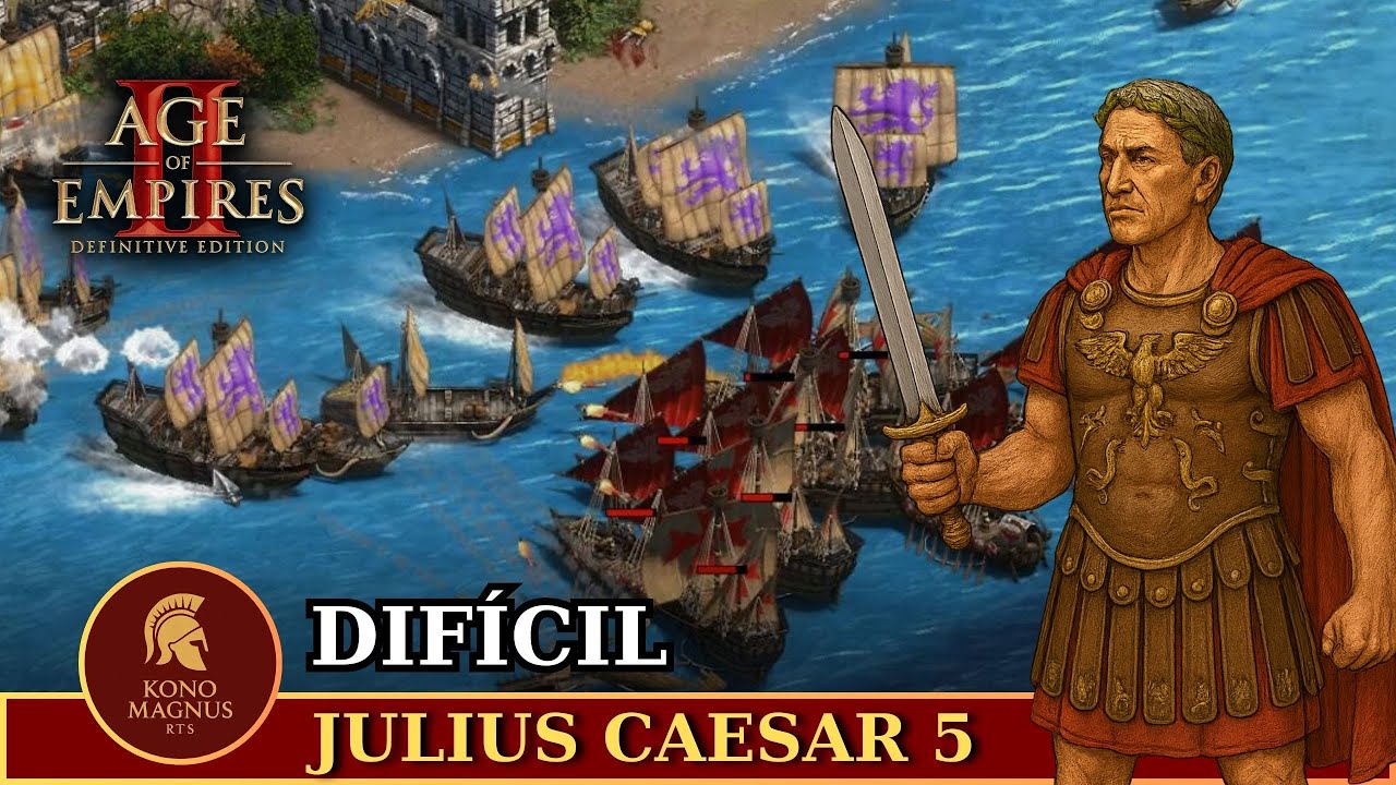Age of Empires II: DE - [Julius Caesar | Bello Galico] Ave, Caesar (Difícil)