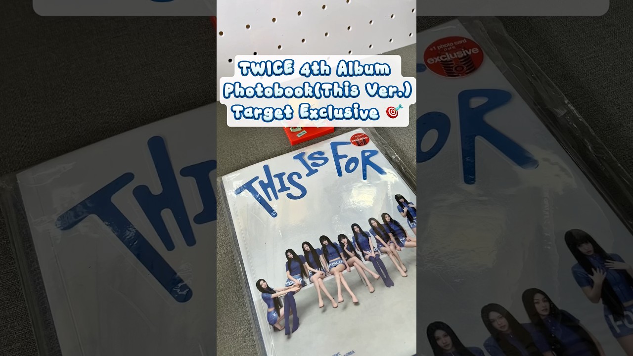TWICE &bull; THIS IS FOR [ THIS Version ] Target Exclusive 🎯 Kpop Album Unboxing #twice #kpop