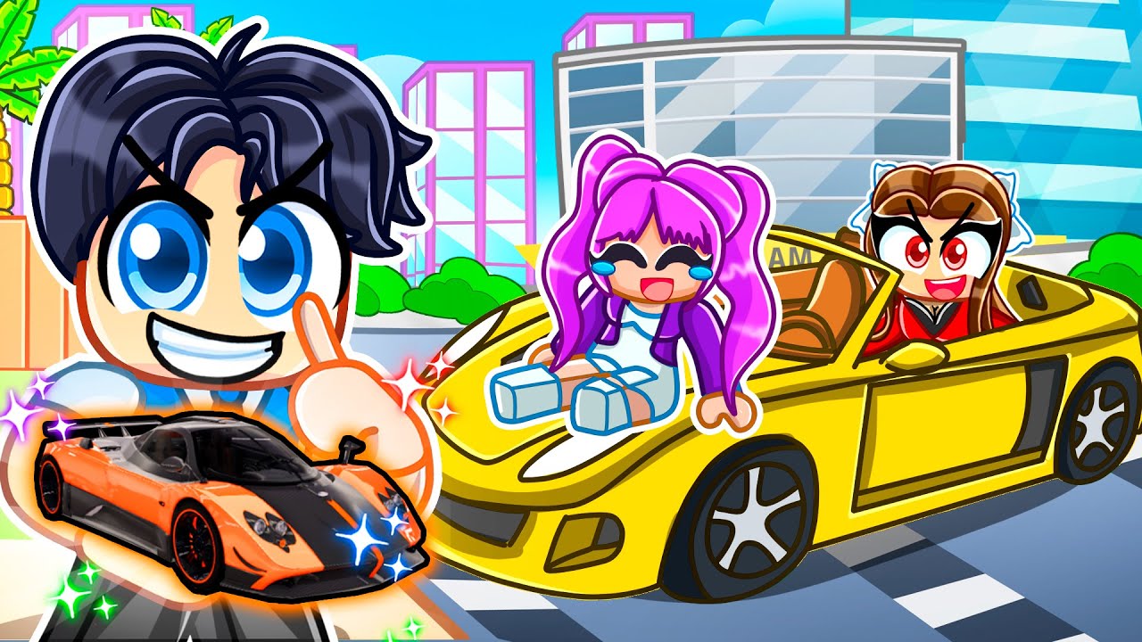 I Pretended To Be A NOOB, Then Used A SUPERCAR In Roblox DRIVING EMPIRE!