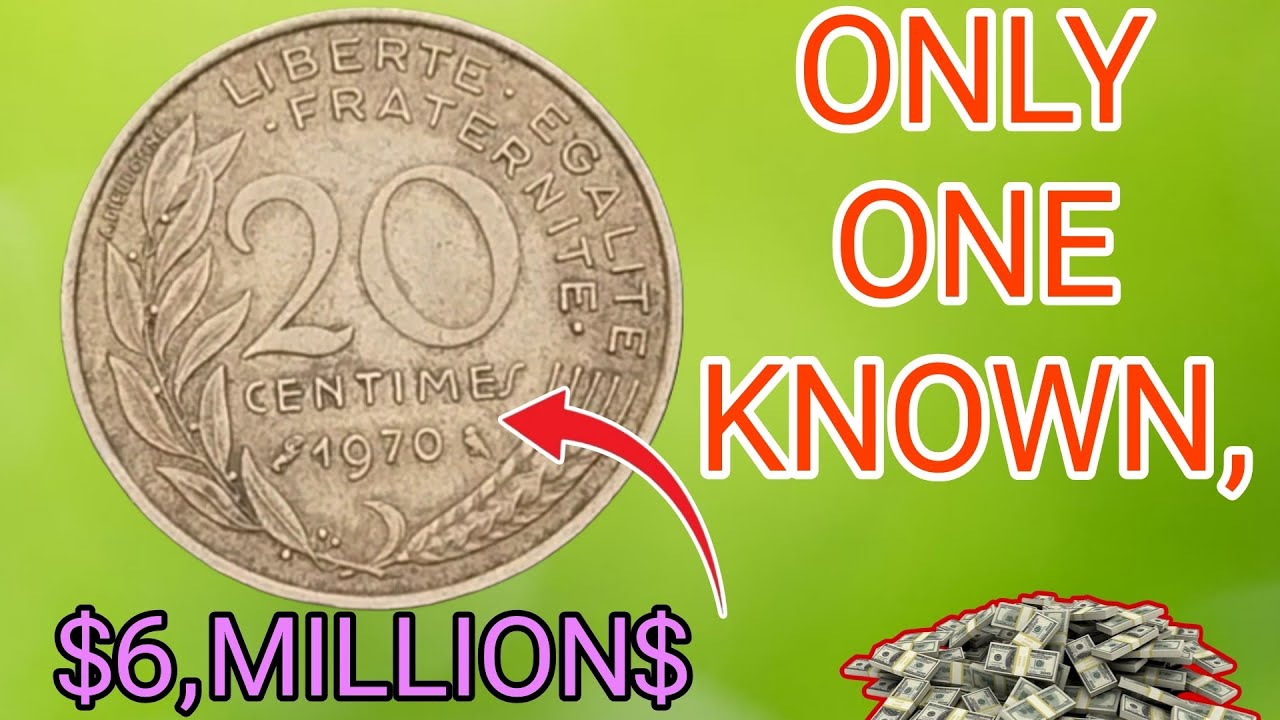 1970 France 20 Centimes Coin