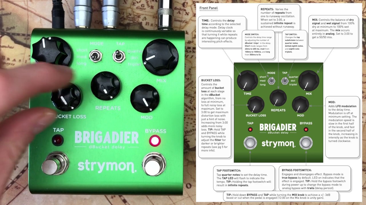Strymon Brigadier dBucket Delay STEREO (No Talking)