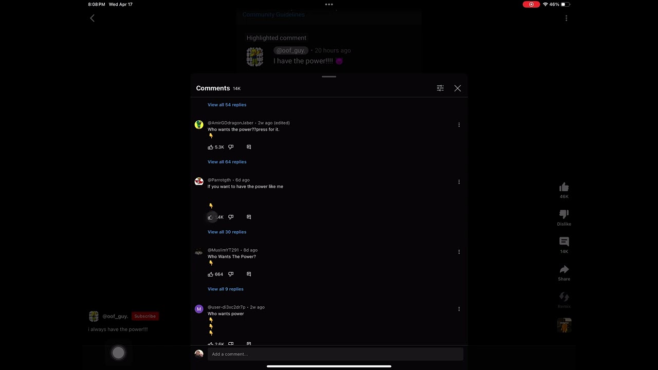 I HAVE POWERRRRRRR