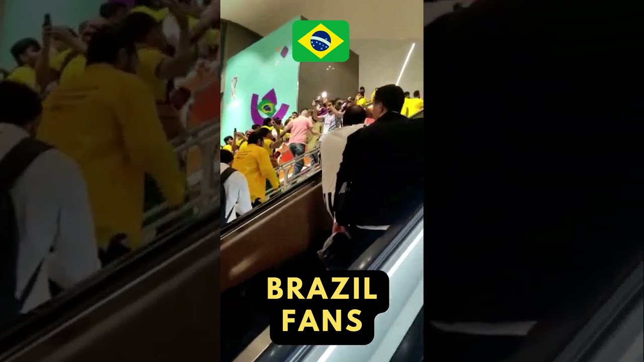 Brazil fans reaction #brazil #reactionmoments #shorts #brazil_fans