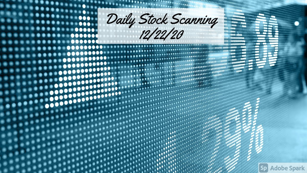 Daily Stock Scanning 12/22/20 | Super Swing Trader