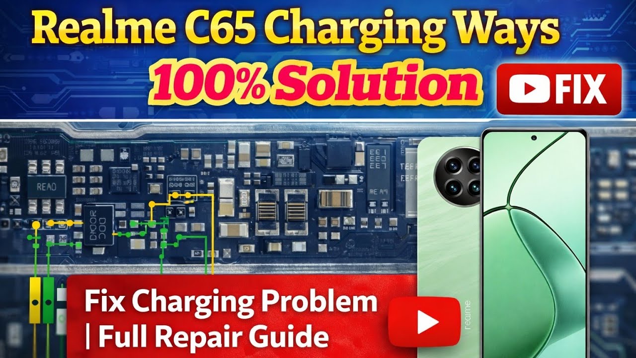 Realme C65 Charging not working problem solved Realme C65 Charging ways| #thesoilboy