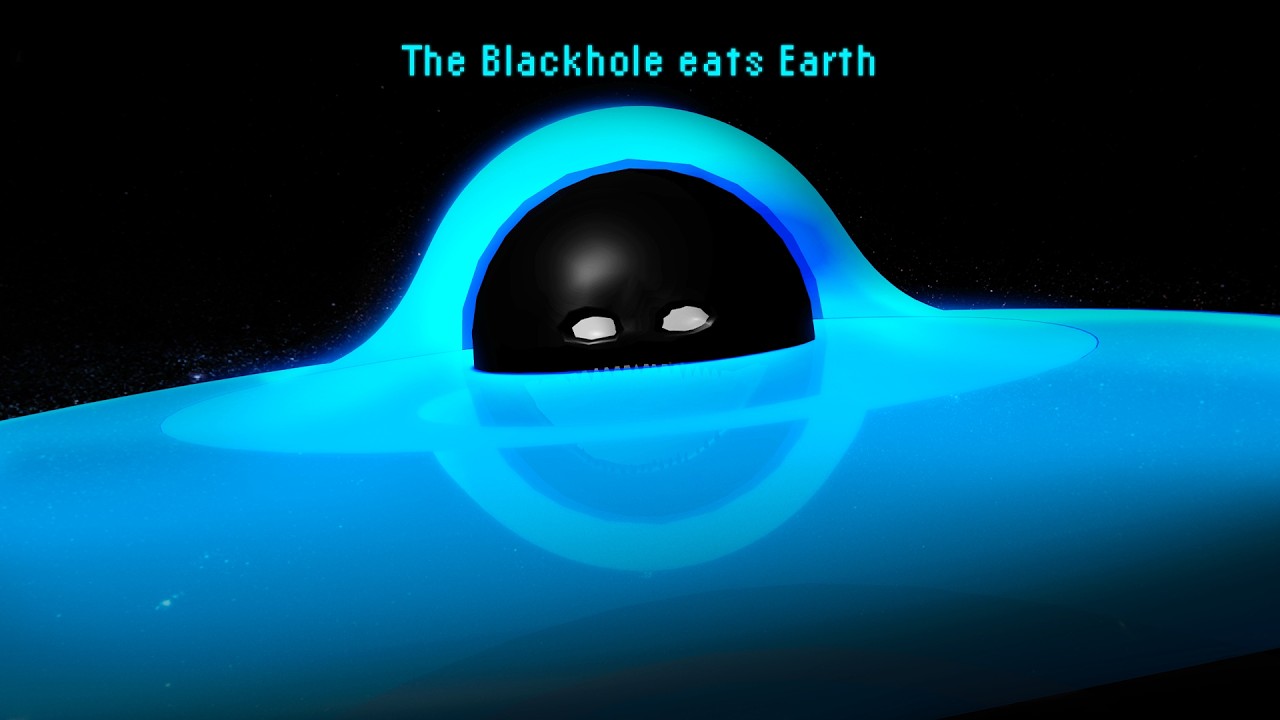 The Blackhole wakes up and eats Earth | The Moon Wakes Up - Roblox