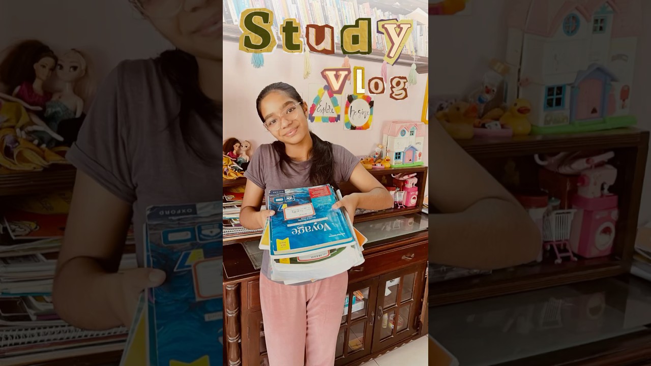 Mini Study Vlog 📚 | Productive Study Day as a 7th Grader 