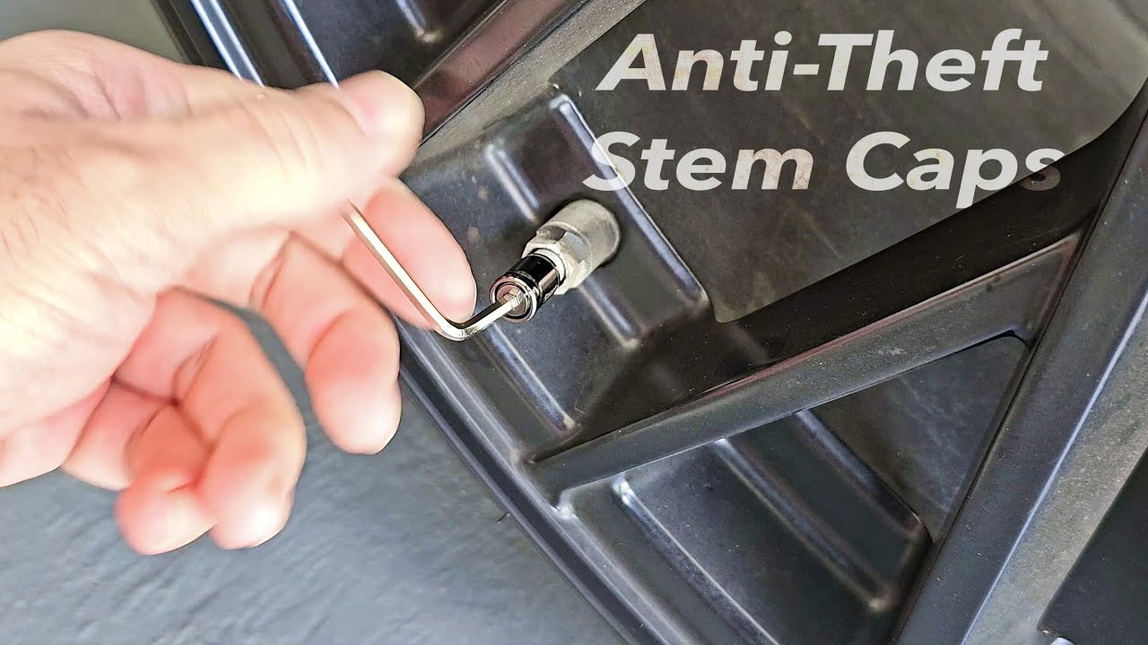 Locking Valve Caps - Anti Theft