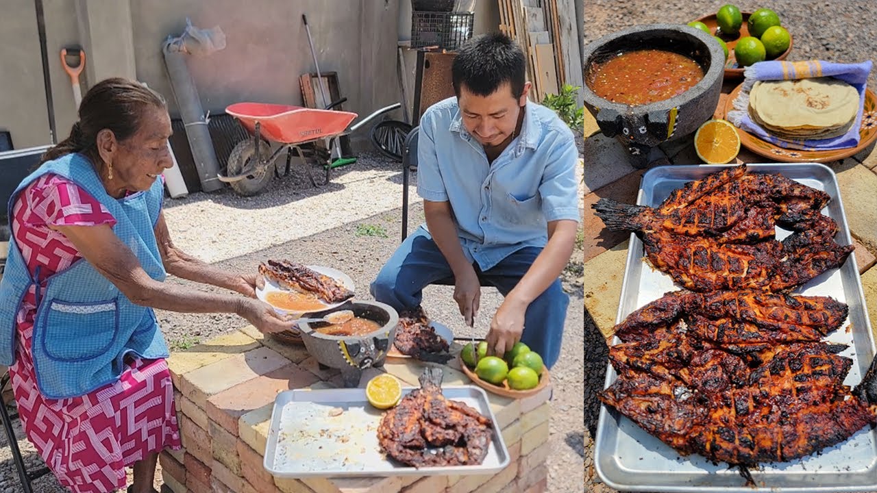 Cocinando PESCADO ZARANDEADO Para Esta Temporada Donde No Se Come Carne | Do&ntilde;a Lupita