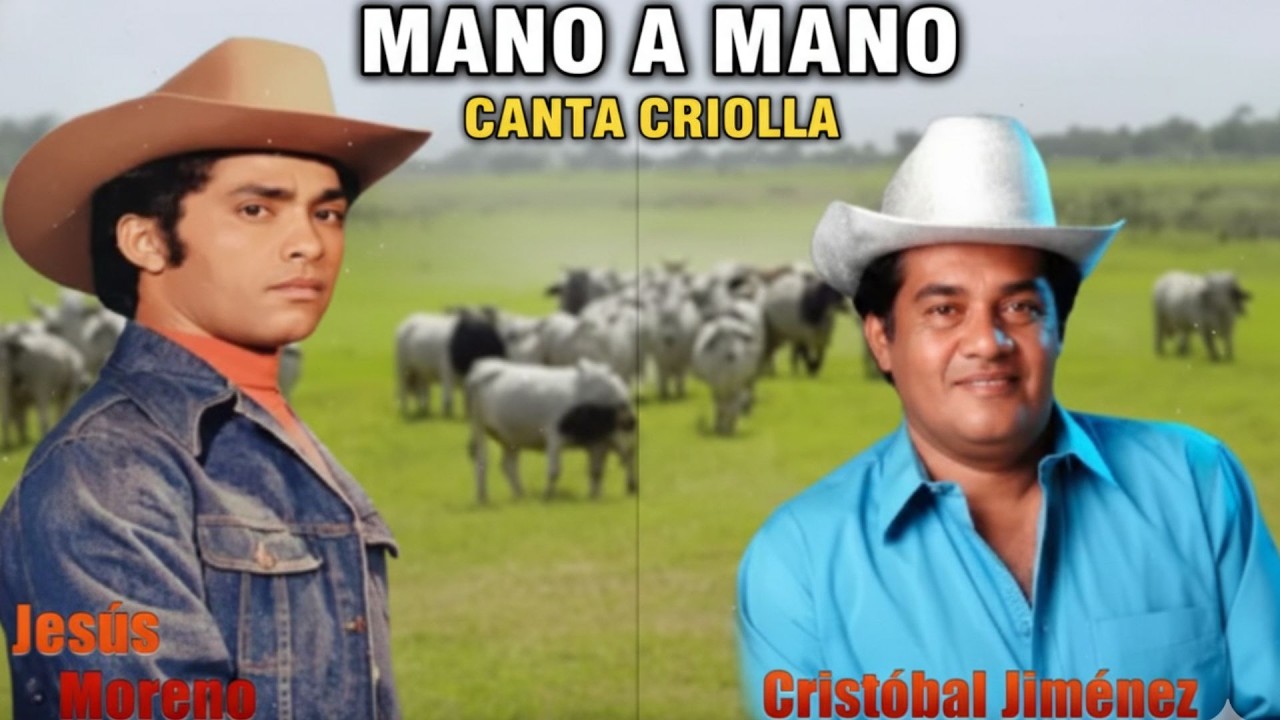 Cristóbal Jiménez y Jesus Moreno Mano a Mano -Grandes Exitos   Musica llanera   Puro Joropo Mix