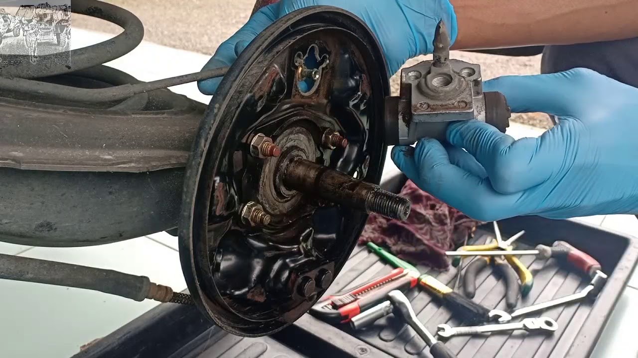 Tukar pump dan brake shoes Kancil