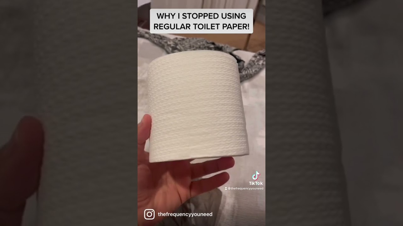 Why I Stopped Using Regular Toilet Paper #reel #bpafree #toiletpaper