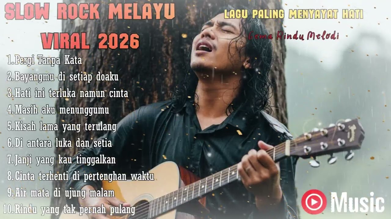 Lagu Slow Rock Melayu Penuh Perasaan - Rindu Tak Bernama