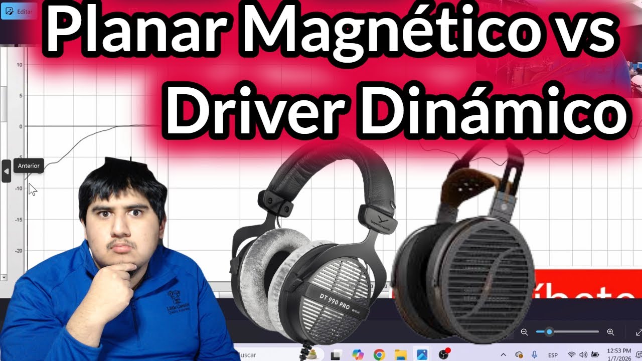 La VERDAD Auriculares PLANAR MAGNÉTICO vs DRIVER DINÁMICO
