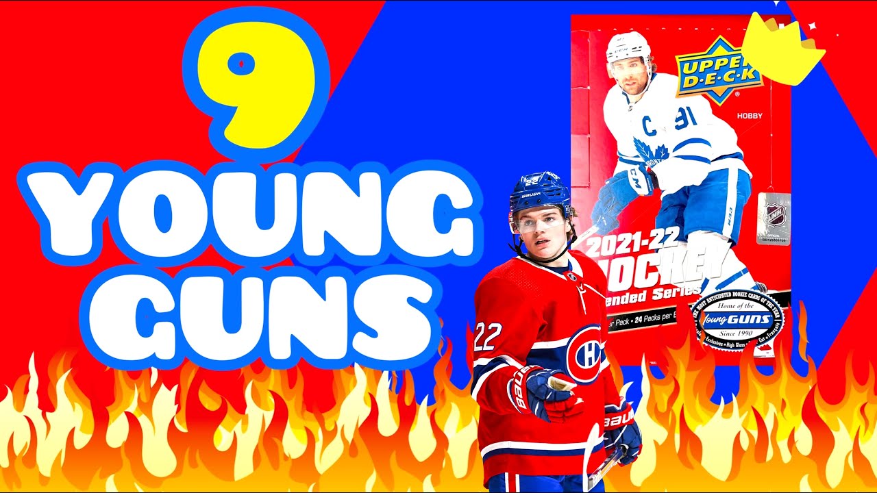 LOADED! 2021-22 Upper Deck Extended Series Hockey Hobby Box Break | 9 YOUNG GUNS!?