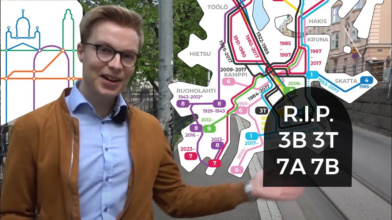Kadonneiden ratikkalinjojen jäljillä