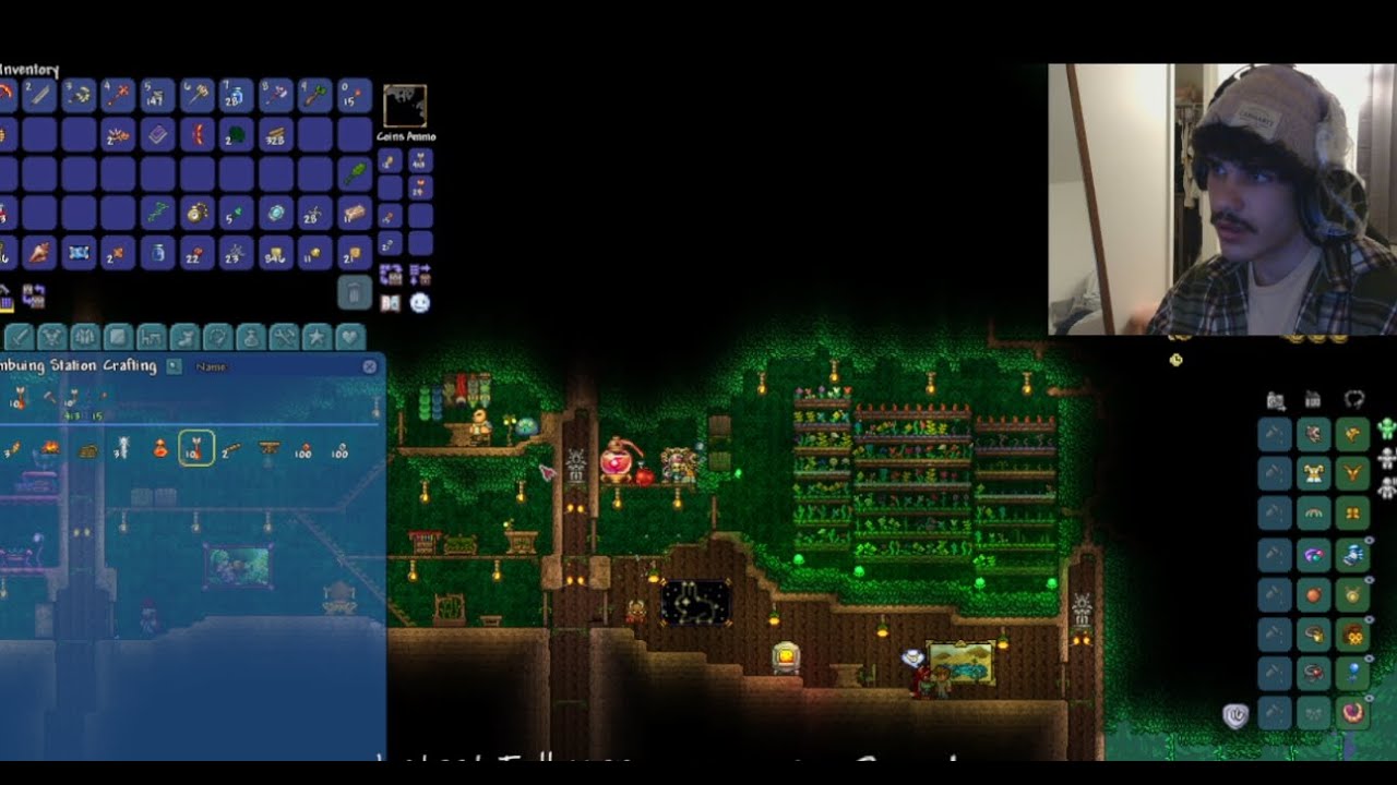 POTION CRAFTING!!!! Terraria Playthrough pt 8