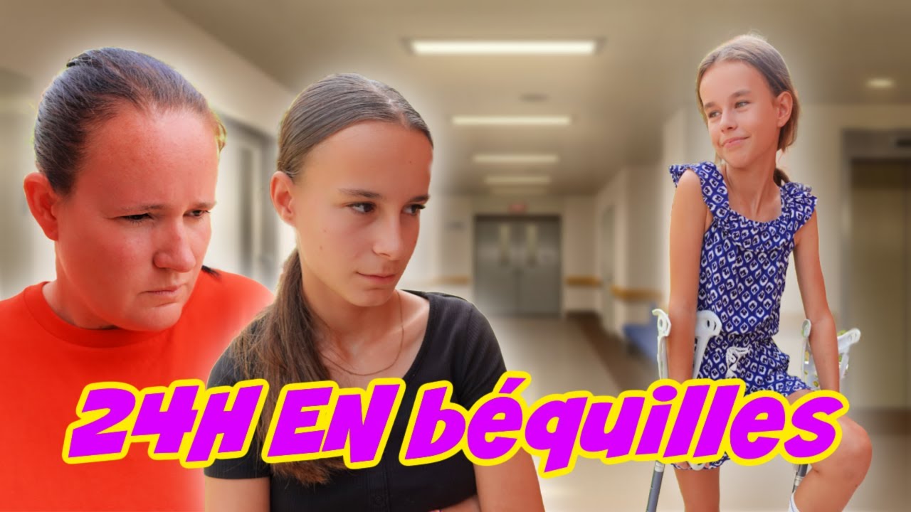 24H EN BÉQUILLES --- OCÉANE PRANK MAMAN ET ALICYA 😁😂