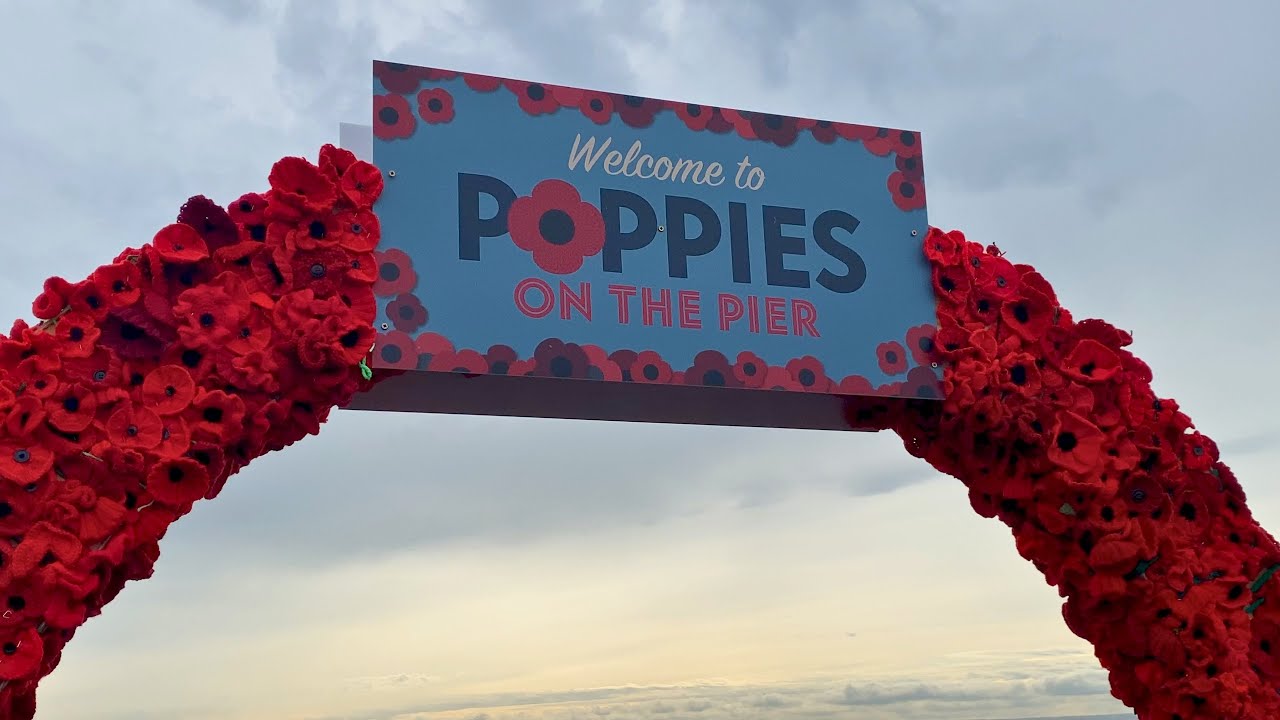 Poppies on the Pier at Southend Pier